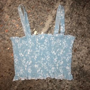 Floral crop top
